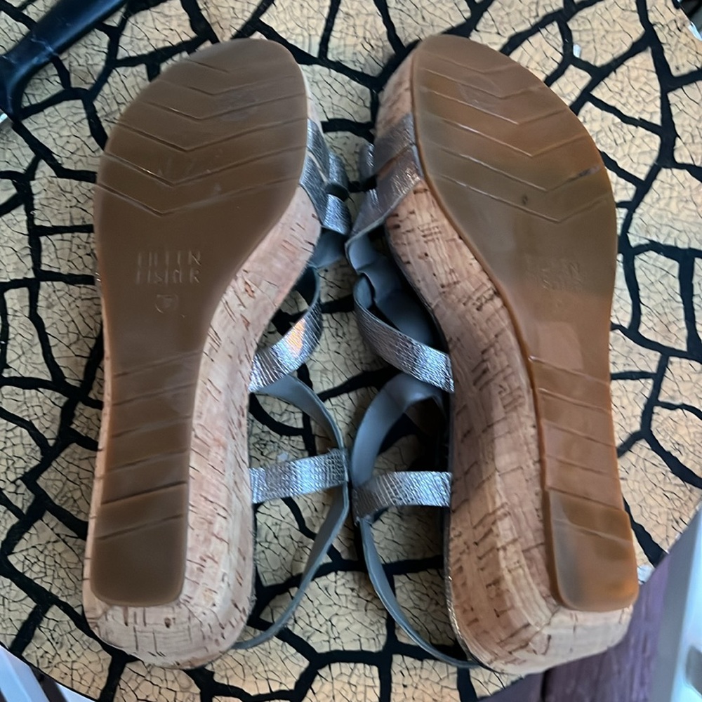 Eileen Fisher Array Cork Platform Women’s Sandals… - image 6